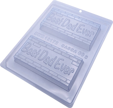 Forma De Chocolate - Forma De Chocolate Especial 3 Partes - Tablete Best Dad Ever - BWB10172